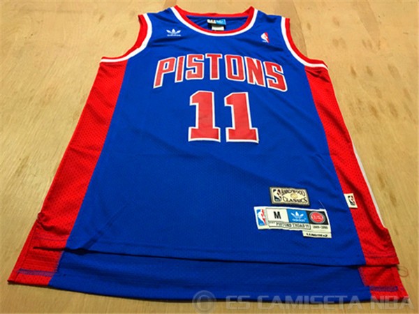 Camiseta Thomas #11 Detroit Pistons Azul - Haga un click en la imagen para cerrar
